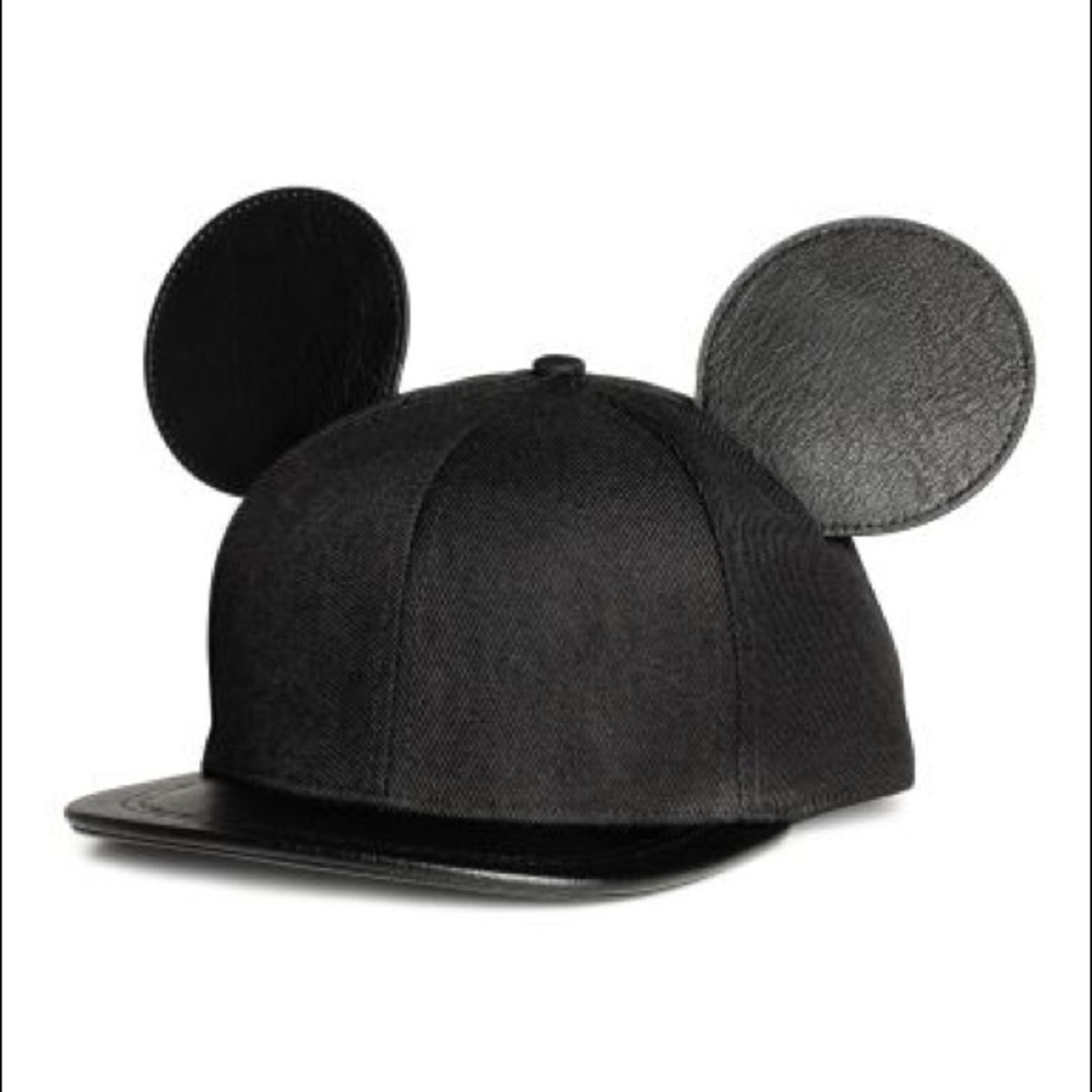 NWOT Disney H&M Mickey Mouse Ear Baseball Hat